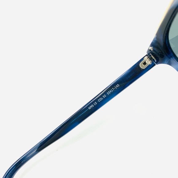 Nicole Miller Studio NMS515 Black Oval Sunglasses Frames - Picture 6 of 6